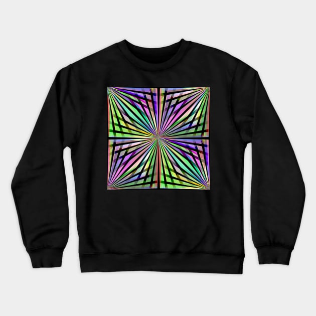 WEBBED Abstract Art. Crewneck Sweatshirt by SartorisArt1